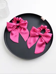 Set of 2 Elegant Butterfly Hair Bands, Simple and Delicate Design, Sweet Ponytail Holders for All Seasons, Women's Accessories