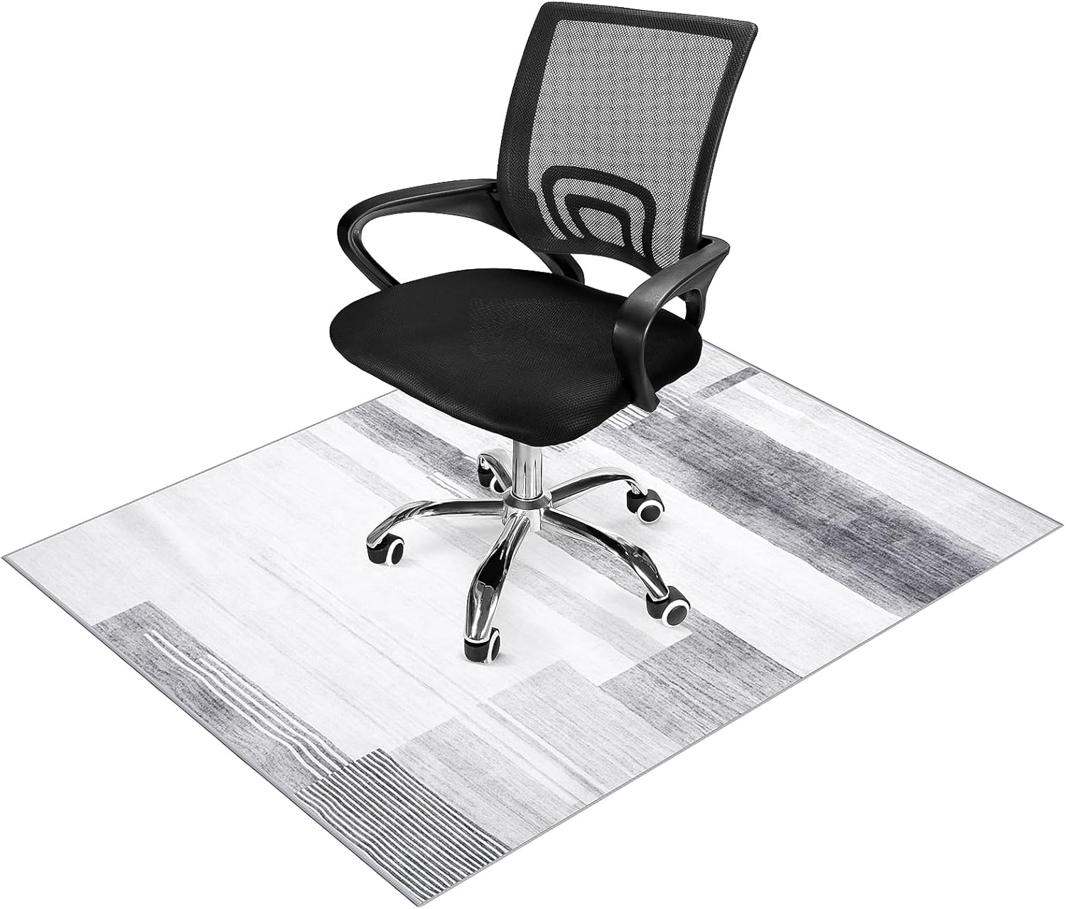 Office Chair Mat, Chair Mat for Hard Floors 48 x 60 Inches, Modern Desk Chair Mat, Floor Mat for Office Chair Low Pile, Non Slip Mat for Under Desk Hardwood Floor, Computer Chair Mat for Hardwood