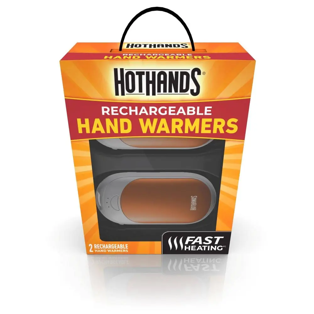 HotHands Electric Warmers Rechargeable Pair, Outdoor Heating, Compact