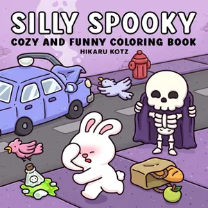Silly Spooky Cozy and Funny Coloring Book for Adults and Teens - Hilarious Monster Pages for Stress Relief