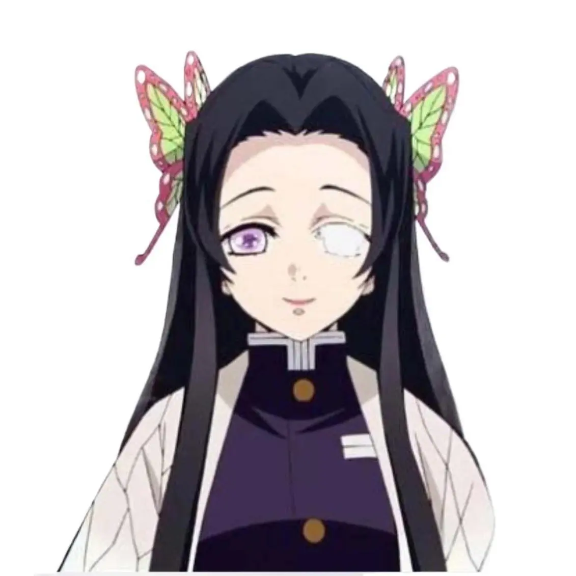 Kanae Kocho Cosplay Wig Long Straight Hair Beauty PointedHalloween Anime Games Role Playing Party Costumes and Props Wig