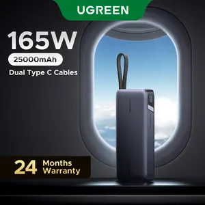 UGREEN 165W Power Bank, 25000mAh Laptop Portable Charger USB-C PD Fast Charging Laptop External Battery Pack for Dell,MacBook,HP,Asus,Lenovo,Steam Deck,Switch,iPhone,Galaxy, iPad and More，tiktokshopstockup,mothersdaygift