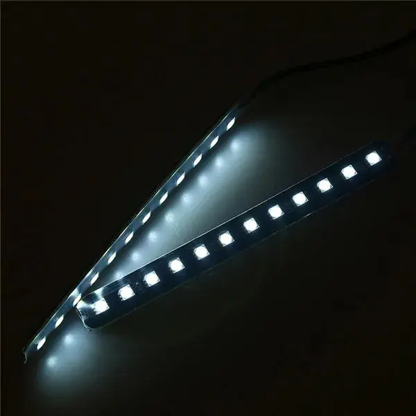 POSSBAY 12-LED Universal Car Interior Strip Lights – Footwell & Floor Decorative Ambient Lighting