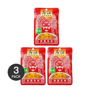 WUJIANG Fuling Pickled Vegetable 3 Pack Crispy Fresh Shredded Veggies 2.82 oz per Pack