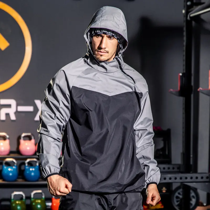 Black gray men's top