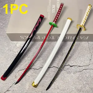 10inch 25cm Metal Katana Action Figure Mini Ninja Knife Golden Safe Unsharpened Sword Blade Real Size Japanese Fake Katana Original Samurai Sabre Medieval Damascus Sword Figurine Model Anime Cosplay Accessories Prop Gift