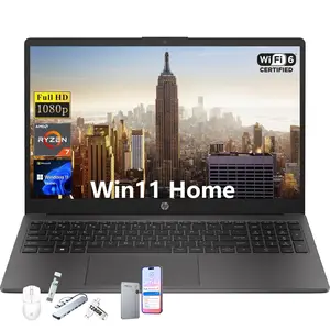 HP 15.6'' Business and Study Laptop 2026 Updated, Numeric Keypad, Webcam,15.6" FHD,Windows 11 Home+ Copilot AI, AMD Ryzen 7 7730U (up tp 32GB RAM | 1TB SSD), WiFi 6& Bluetooth with Bundle Accessory