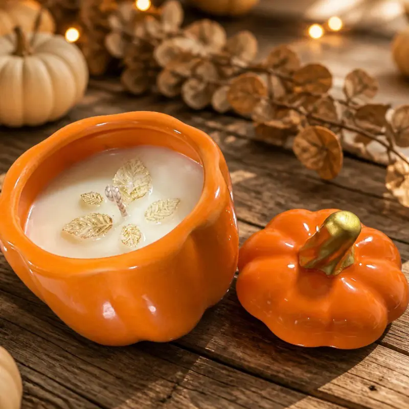 Golden Equinox Candle