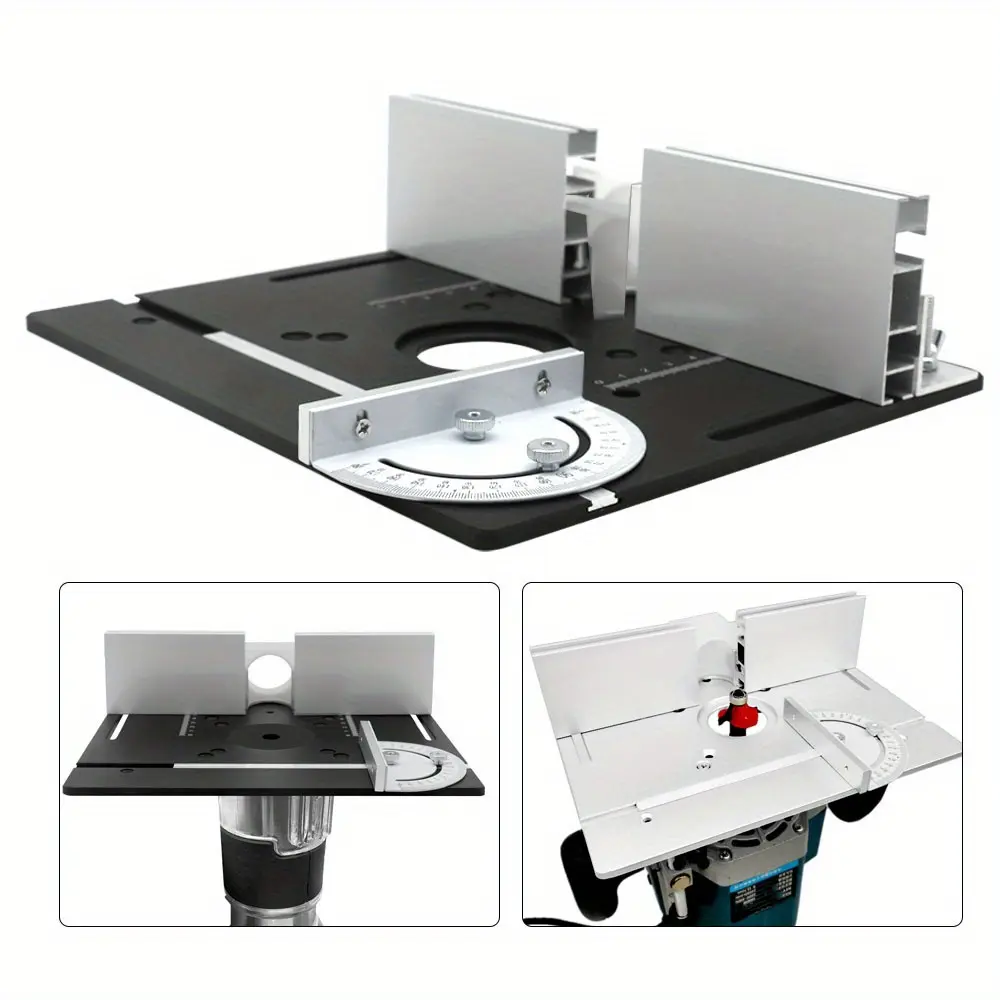 Aluminum engraving and milling table insert board multifunctional woodworking electric engraving and milling workbench flip board engraving and milling board Woodworking Tools Cutting