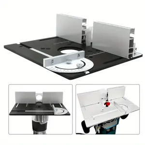 Aluminum engraving and milling table insert board multifunctional woodworking electric engraving and milling workbench flip board engraving and milling board Woodworking Tools