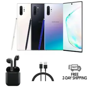 Refurbished Samsung Galaxy Note 10+ 5G N976U (Fully Unlocked) Excellent Condition with Wireless Earbuds & 1 Year Warranty