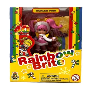 Rainbow Brite (Christmas Edition) Tickled Pink with A Scarf Figure - 2.5' Inch