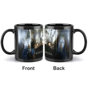 11oz Supernatural Coffee Cup Ceramic Mug, Suitable for Home Use Office Supplies, Gift for Supernatural Fan, TV Show Mug