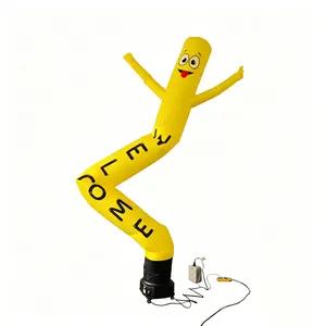 13ft Yellow Dancing Star Inflatable Decoration for Christmas Halloween & Store Grand Opening（with blower）
