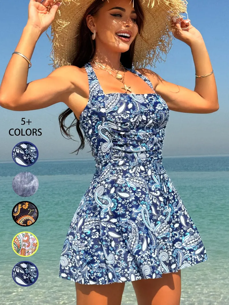 Halter swim dress - TikTok Shop