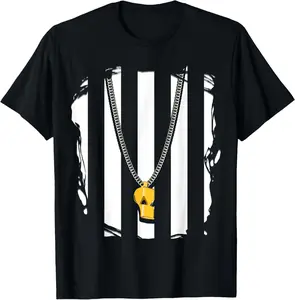 100%cotton Sports Official Referee Head Linesman Sports Umpire Referee T-Shirt