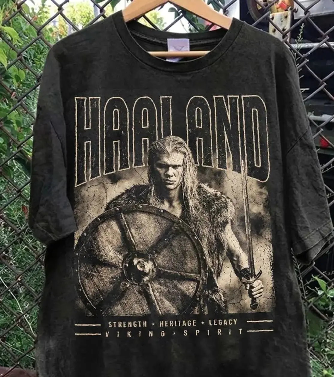 Vintage 90s Haaland Vikings Shirt,Erling Haaland Shirt,Norway Soccer Shirt