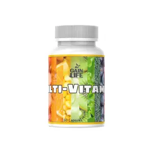 Gain Life Multivitamin Vitamin Dietary Supplement 60 Capsules