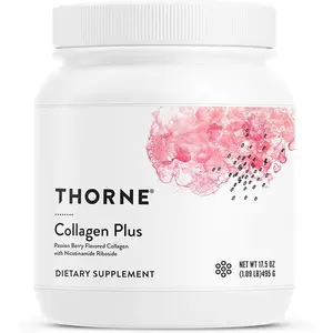 THORNE - Collagen Plus - Collagen Peptides Powder with Nicotinamide Riboside & Clinically Studied Ingredients for Skin Texture & Moisture - Healthy Skin, Hair & Nails* - 17.5 Oz - 30 Servings