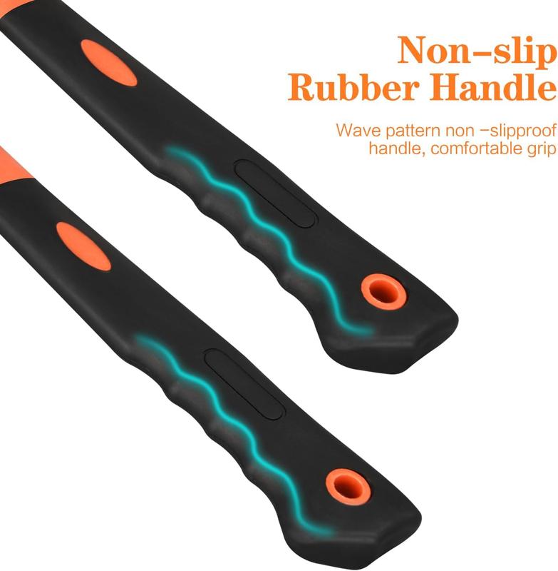 8/16/24oz Straight Rip Fiberglass General Purpose Claw Hammer, with Smooth Face & Non-slip Grip