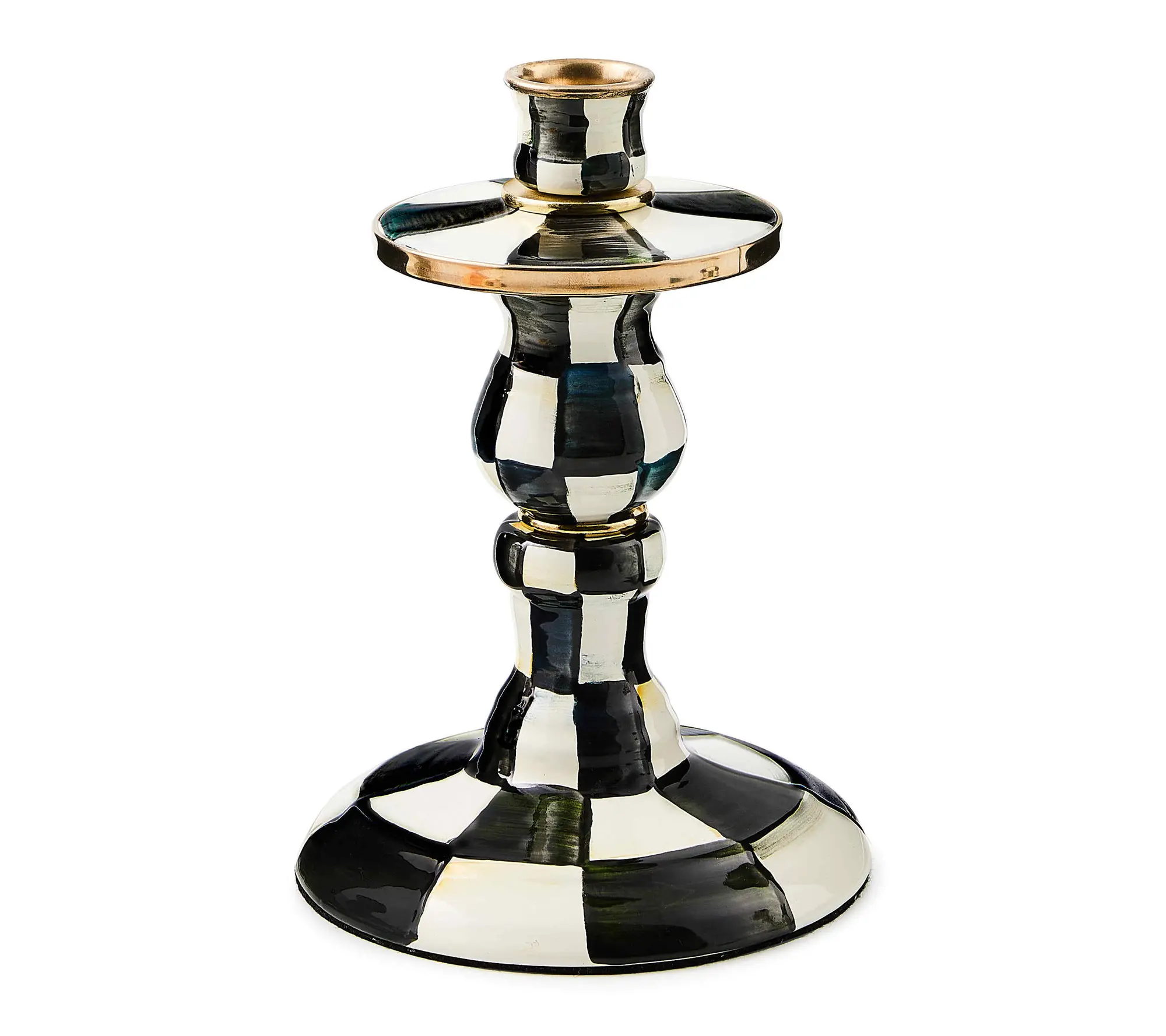 MacKenzie-Childs Check Small Candlestick