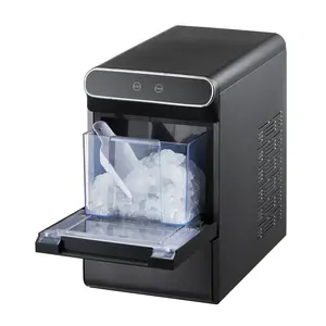 VEVOR Countertop Nugget Ice Maker 37Lbs/24H Self-Cleaning with Scoop Basket Home Bar