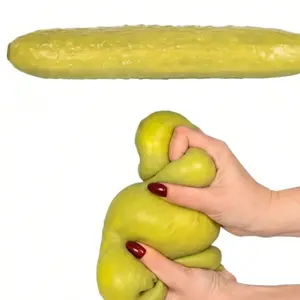1pc New Squishy Pickle Stress Relief Toy, Realistic Prop Model, Ideal Gift For Birthday, Surprise