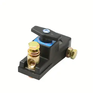 2pc Universal Heavy-Duty Battery Disconnect Switch - Thickened Brass Battery Kill Switch for Car, Truck, RV & Boat, Upgraded High-Conductivity Cut-Off Switch, Anti-Corrosion Power Shut-Off Tool for Vehicles & Farm Equipment