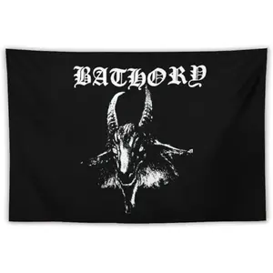 Bathory Tapestry Wall Art Tapestries Hanging for Bedroom Home College Dorm Room Decor Poster Banner Flag