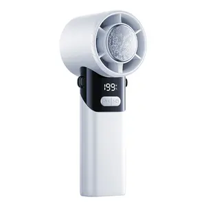 Haisl Portable Fan Cooling Fan Mini Handheld Turbo Fan Ice-Cooling 3600mAh Battery Operated 6 Hours 199 Gear Speed Foldable for Sum