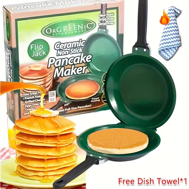Double-Sided Non-Stick Pan - Perfect for making pancakes, egg rolls, and bacon.Ideal for kitchen and outdoor cooking, making it an excellent gift choice for Christmas and New Year