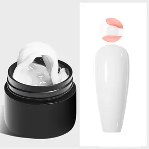 Non Stick Hand Solid Extension Nail Gel, Solid Color Non-stick Gel Nail Polish Nail Extension Builder Gel, Nail Art, Manicure