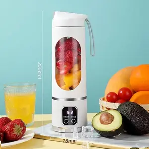 Mini Rechargeable Juice Cup: Wireless & Portable for On-the-Go Blending, Strong Battery Life & Easy to Store, Effortlessly Blends Fruits & Vegetables, Super Convenient for Daily Healthy Drinks