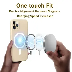 Liquid Silicone Case For iPhone 16 15 14 13 12 11 Pro Max Plus Phone Magnetic Wireless Charger For Magsafe Shockproof Back Cover Protector Screen Protector