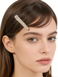 2pcs Rhinestone Royal Hair Clips, Elegant Crystal Claw Clip for Women, Cute Hair Accessories for Daily School Party Looks