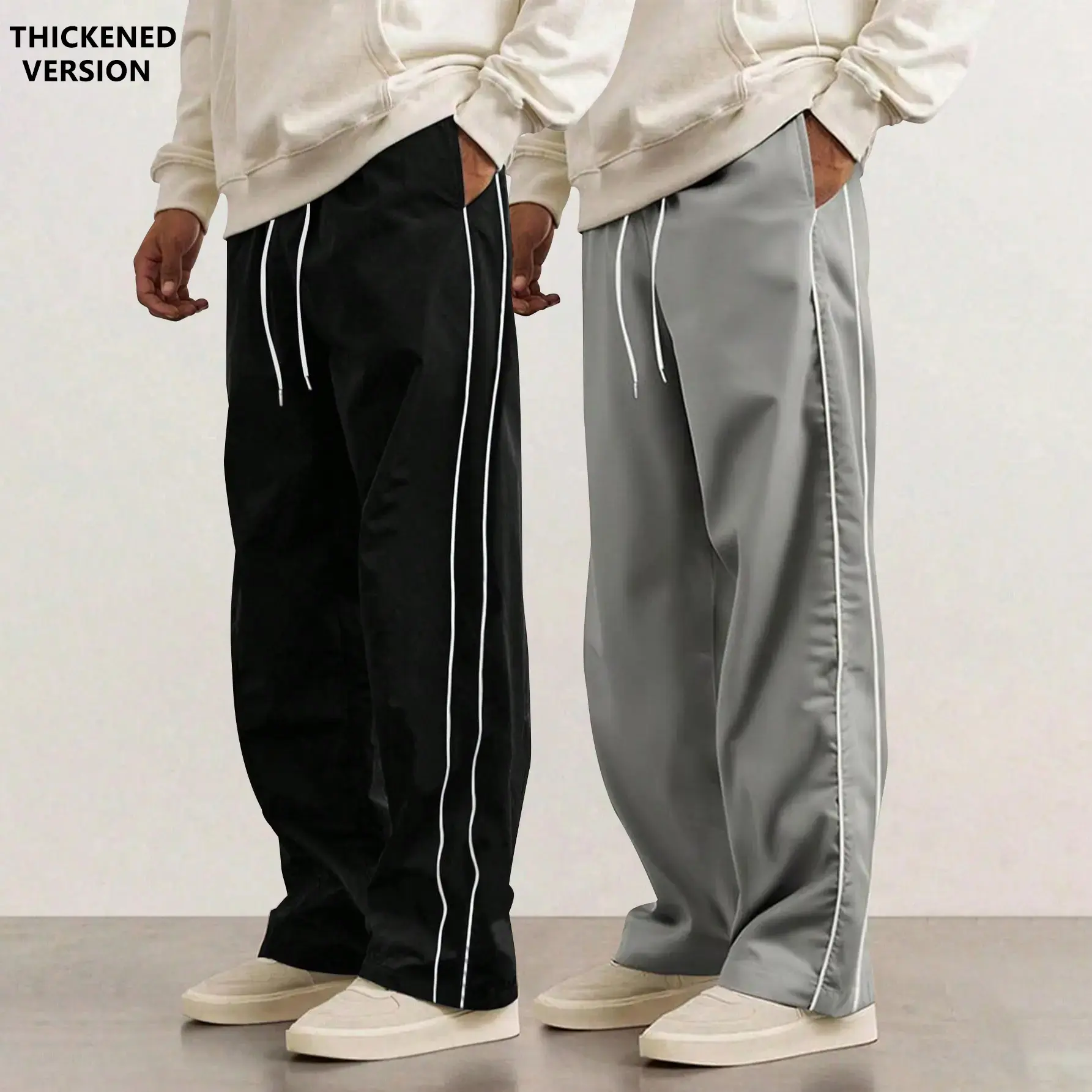 Black + Light Gray (Thickened Version)