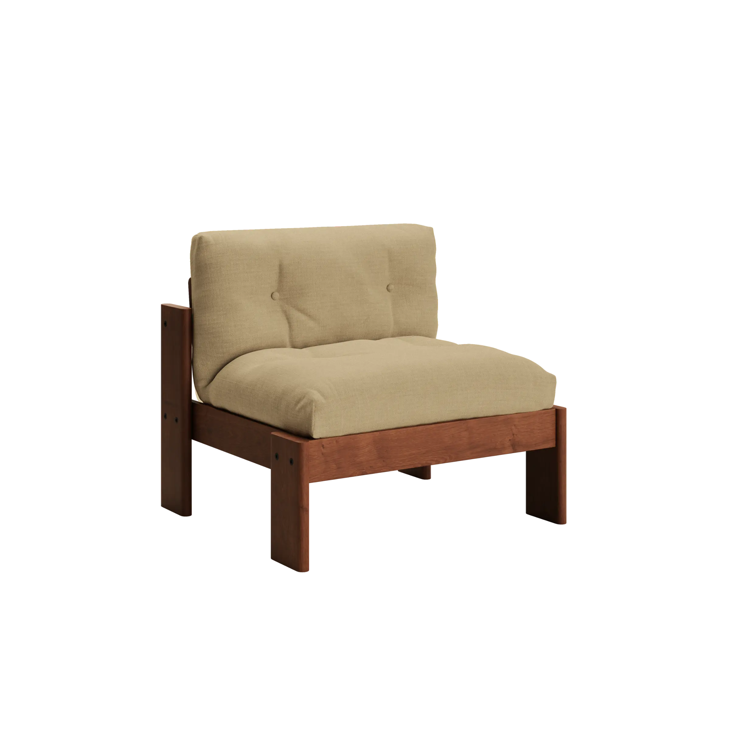 The Bacana Lounge Chair in Hemp