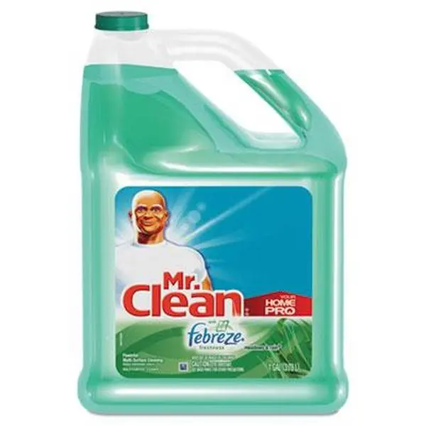 Mr. Clean Home Pro Multi-Surface Cleaner, 64oz Household Supplies with Meadows & Rain Scent - Odor Control Grease Remover for All Surfaces, Plastic, Stainless Steel, Tile