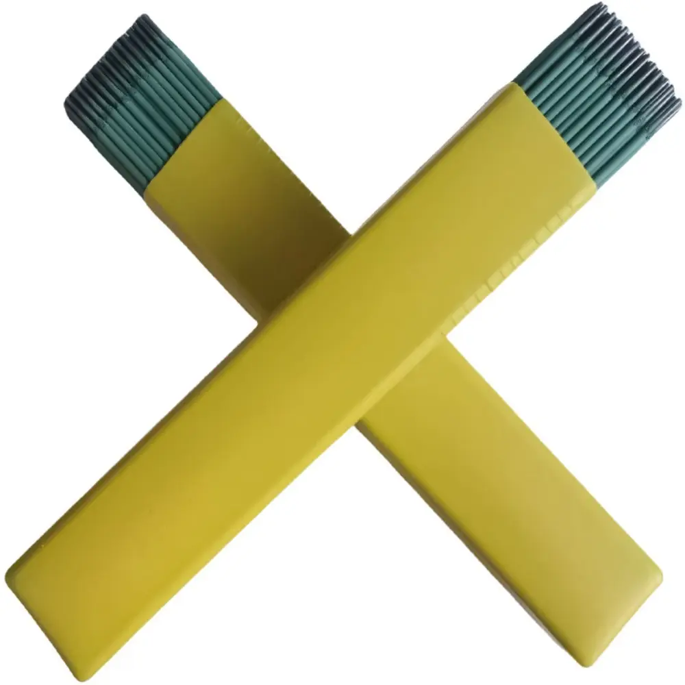 Green-coated welding rods for thin-gauge work – welds galvanized pipe, sheet metal, color steel, angle iron & carbon steel. Slag-free, 11.81" long, portable. Perfect manual tool for home DIY & maintenance. (Not for aluminum)