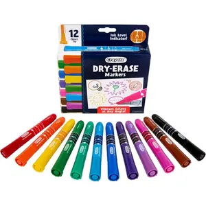 Take Note Dry Erase Markers 12ct Chisel Tip Whiteboard Markers Low Odor for School Classroom