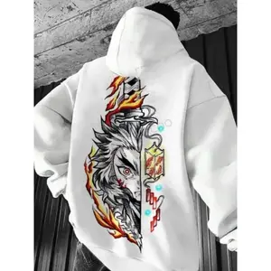 Anime Demon Slayer Kimetsu no yaiba Tanjiro Kamado Hoodie Perfect Rengoku V2 Hoodie, Anime Lovers clothing merch demon slayer shirts, Birthday Gift for Children Youth Adult Family And Friends Birthday Anniversary Holiday Christmas Halloween Housewarmin
