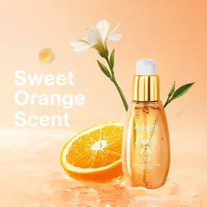 Aavini Luxury Body Oil 50ml – 100% Oil Formula, 72H Hydration, Deep Nourishing, Sweet Orange Aromatherapy