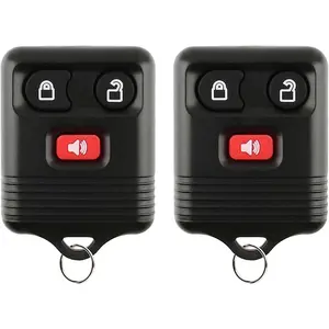 Key Fob Keyless Entry Fits for Ford F150 F250 F350 Explorer Expedition 1998-2016 / Ranger Escape Edge E150 Freestar / Lincoln Navigator Mazda 3 Button Remote Control Replacement CWTWB1U345