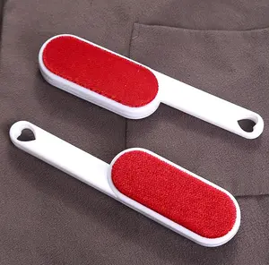 2 Sides Self-cleaning Lint Sticking Roller Dedusting Brush Pet Hair Remover Brush Removing Dog Cat Hair from Sofa Carpet Clothes