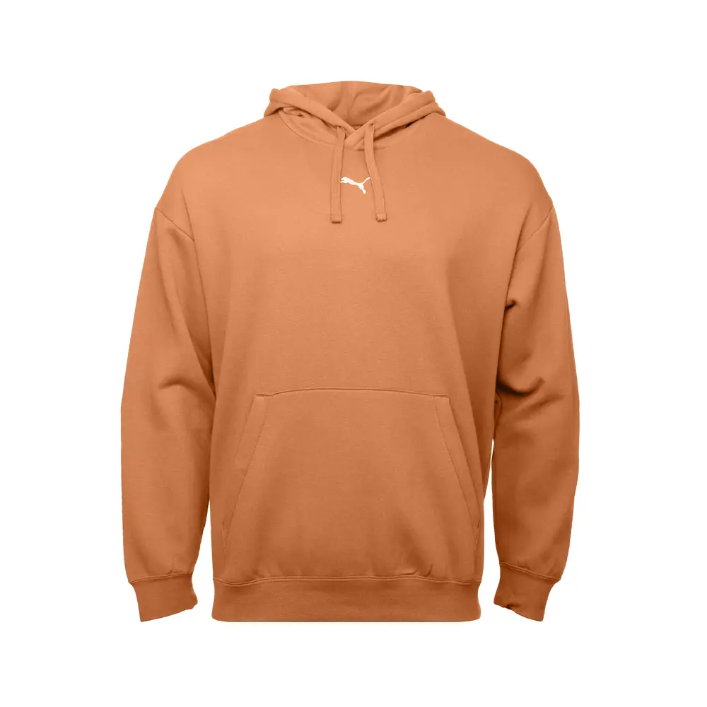 PUMA Mens Essentials Relaxed Small Cat Logo Hoodie Casual Outerwear Casual - Brown