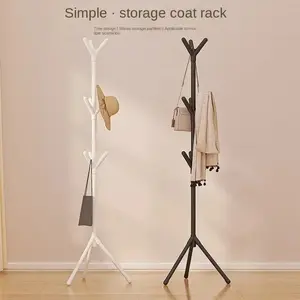 Floor Standing Clothes Rack Tree Branch Shape Multi Hook Mobile and Convenient Coat Rack for Home Living Room Clothing Storage Stable Sturdy Design