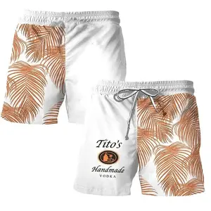 Full Print Tito s Tropical Fern Hawaiian Shorts, Summer Swim Trunks, Gift for Men Women