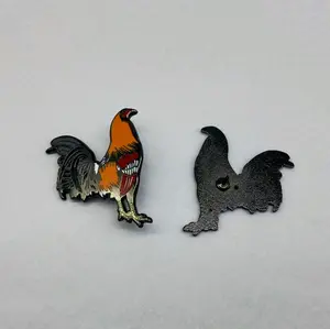 Colorado Enamel Pin Rooster for Hats - Unisex