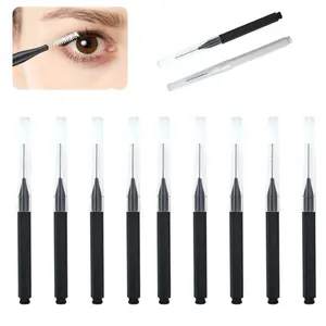 5/10/50PCS Mini Eyebrow Brush Brow Perm Brush Disposable Brow Lifting Brushes Bendable Micro Eyelash Brush Applicators Tools