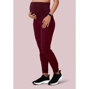 Maternity Joggers Wine Maternity Joggers Wine